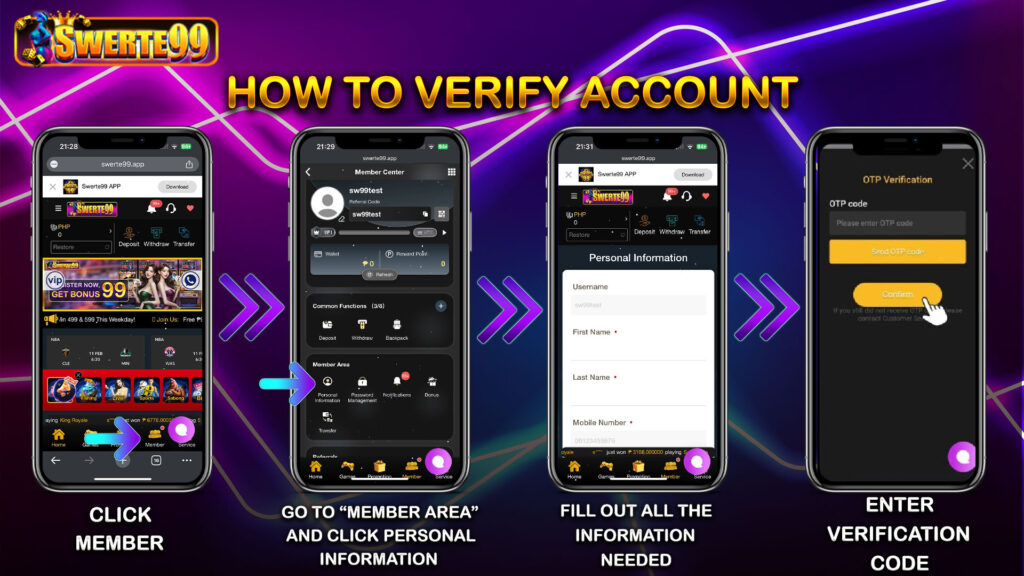 HOW TO VERIFY ACCOUNT