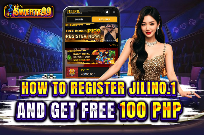 how to register jilino.1 and get free 100 php